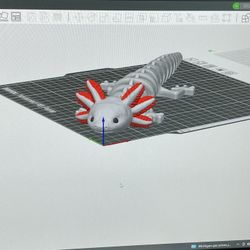 3D Printed Axolotl 