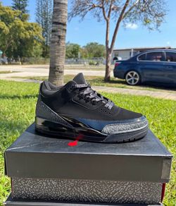Air Jordan 3 Black Cat Sneakers