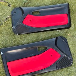 Door panel Honda Civic EG Hatchback DX  (92–95) – Black/Red