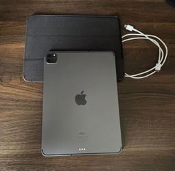 Apple iPad Pro with Case and Cable