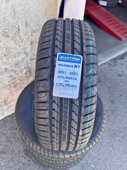 225/60R16 Maxtrek Maximus M1 98H XL Free Mount Balance installation 225/60/16 llantas