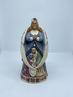 Jim Shore Heartwood Creek ~ "Angel Wings Around Holy Family" Ornament ~ (contact info removed)