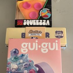GUI GUI Slime, Butter Squishy And Needoh Pizza!