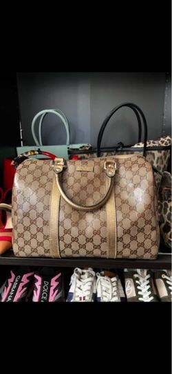 Gucci GG Canvas Boston Bag