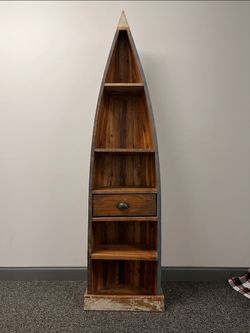 Teak wood corner boat shelf (Antique)