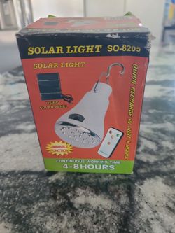 Solar Light w/ Remote SO-8025