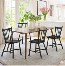4 dining chairs solid wood. New in box.