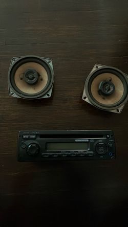 Radio & 5 1/4 speakers for sale