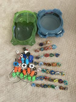 Beyblades, Arenas And Launchers