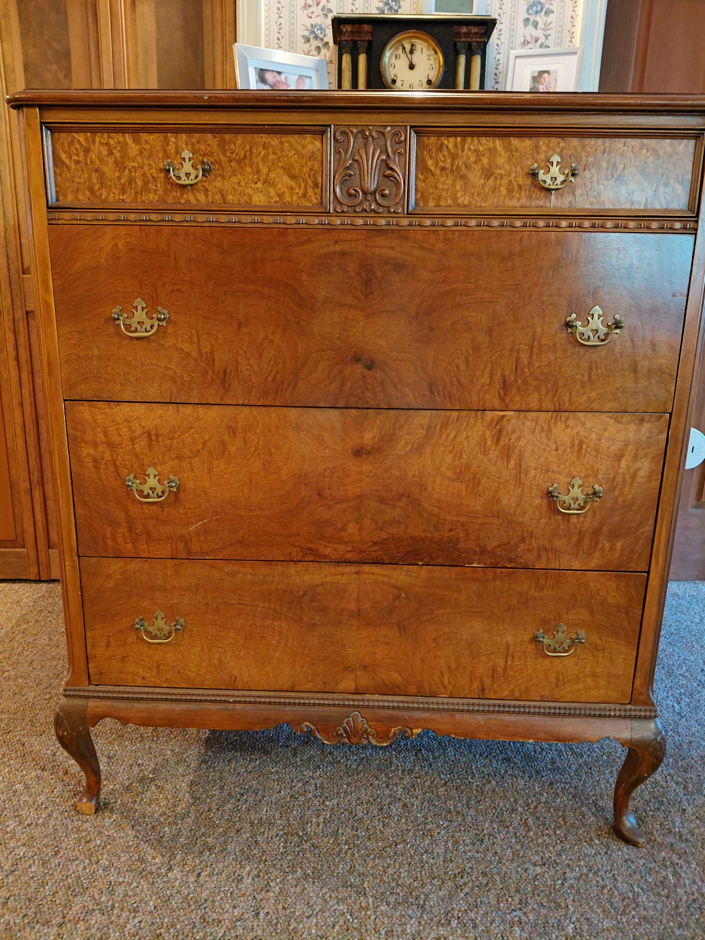 Queen Anne Style Chest of Drawers