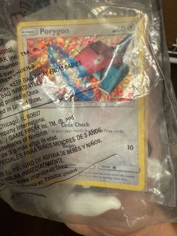 NEW Porygon Holo Pokémon Card McDonald's Promo