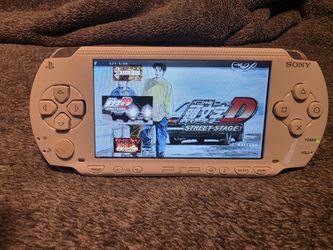 Playstation Psp White 1000 Phat Mod--ded Video Game Console IPS screen upgrade