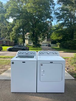 Maytag bravos super capacity washer and dryer set