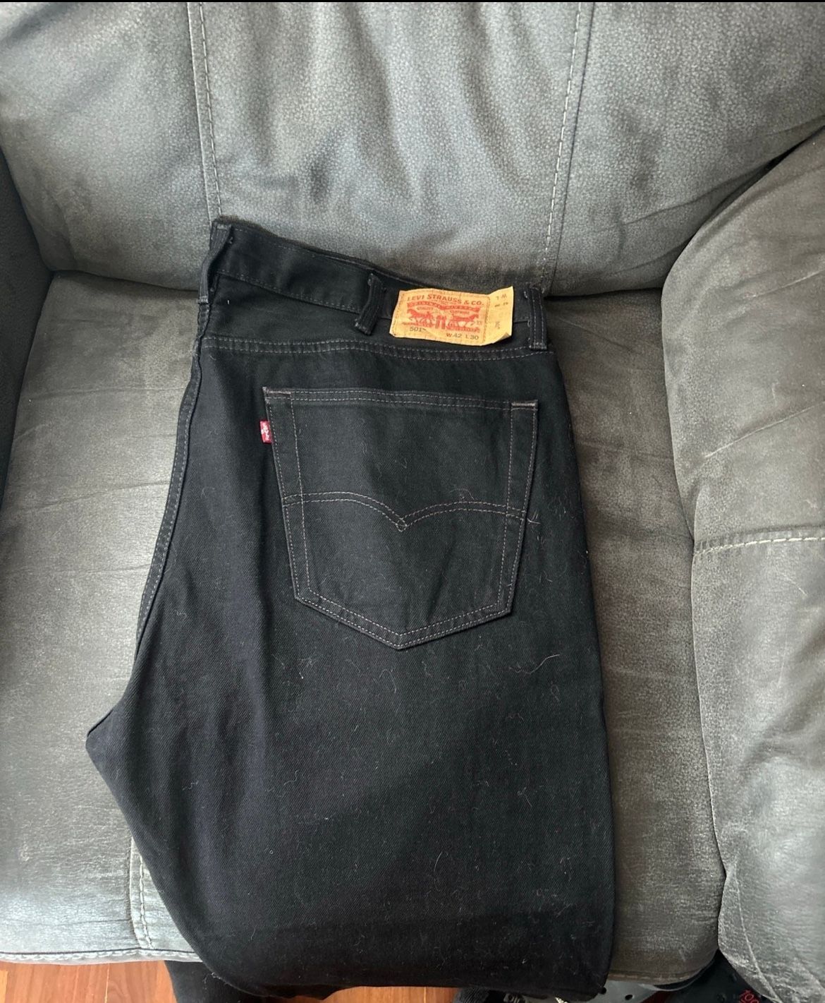 Levi’s Original Fit 501s Black Size 42-32