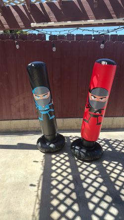 Inflatable boxing ninjas