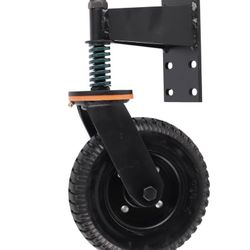Gate Wheel, Carbon Steel and Rubber 8 Inch Diameter