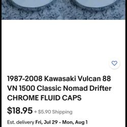 Kawasaki Vulcan Crome Covers