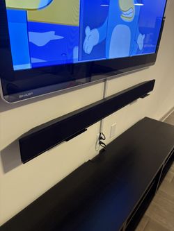 VIZIO SOUNDBAR AND SUB WOOFER
