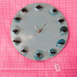 Handmade eye clock