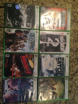 Xbox 360 games $10.00 each