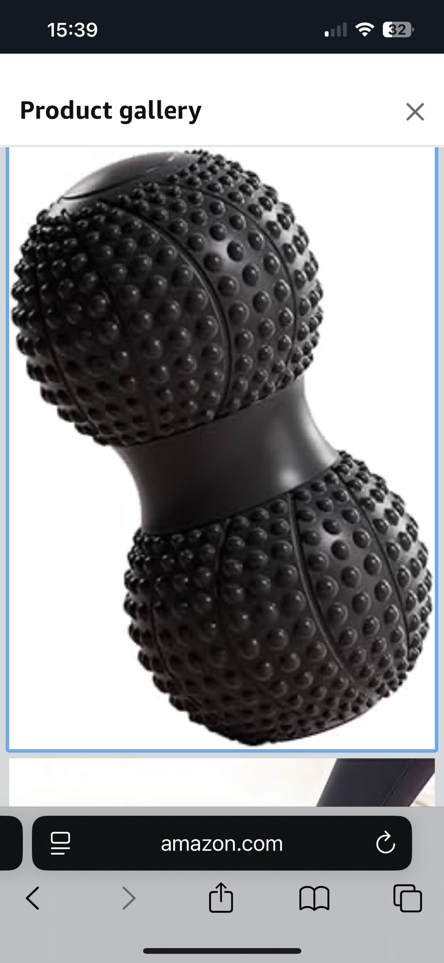 Foot Roller Massager Black