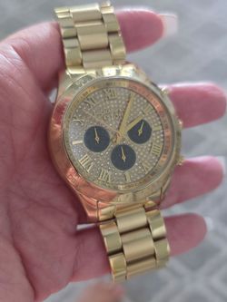 Michael Kors Gold-Tone W+×tch