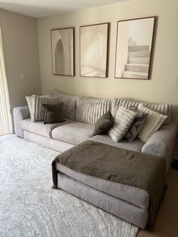 City furniture sectional sofa