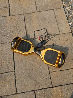HOVERBOARD in Gold, works