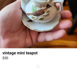 Vintage Mini Teapot  Japan 