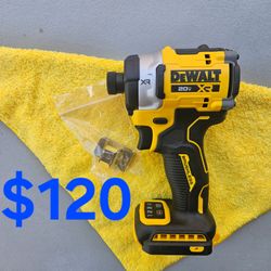 $120 New Dewalt XR HIGH TORQUE 3-Speed Impact Driver (Tool-Only) 20-Volt model DCF860