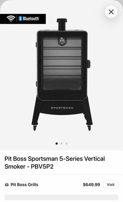 New - Pit Boss Sportsman 5-Series WiFi Pellet Smoker PBV5P2