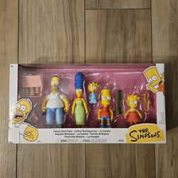 NEW The Simpson's 5" Figures Family  5 Pack Action Figures  2025 Jakks Pacific