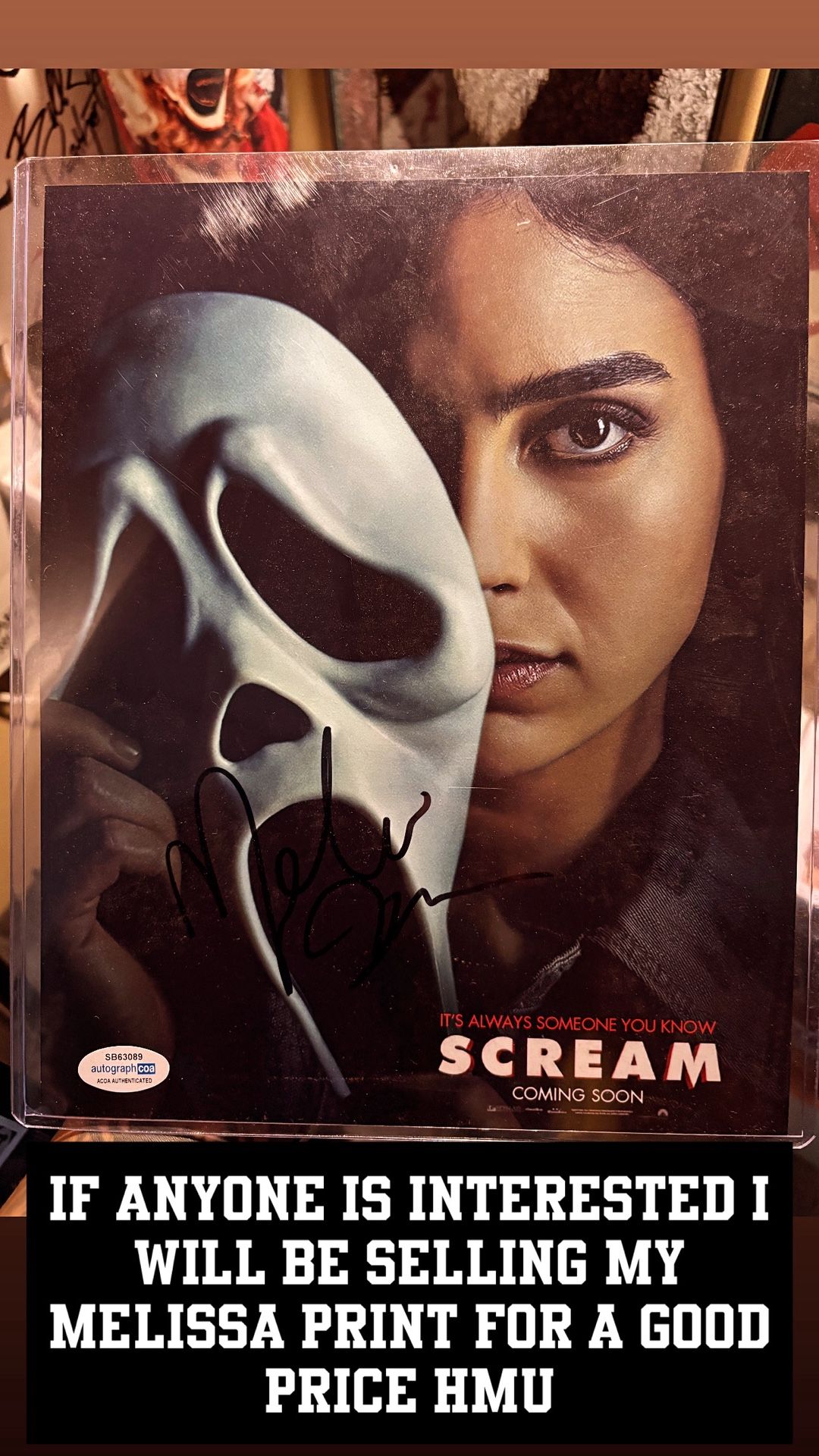 Melissa Barrera Signed