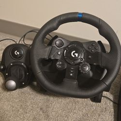 Logitech G923 Racing Wheel full setup