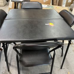 Card Table With 4 Chairs New 