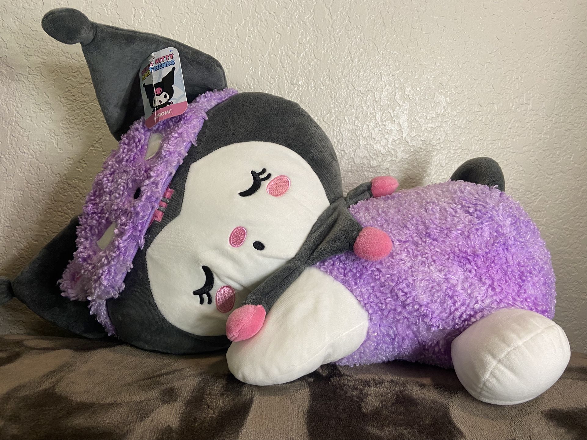Sanrio Hello Kitty & Friends Kuromi Plush (Sleeping)