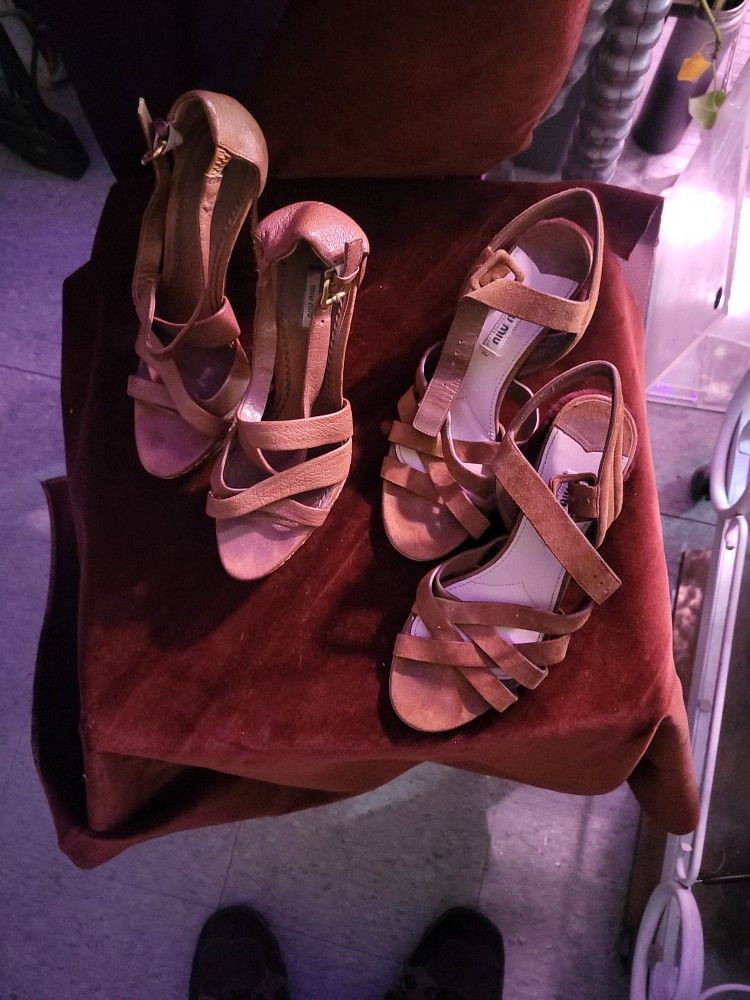 THIS WEEKEND ONLY: 2 Pairs of Miu Miu Heels