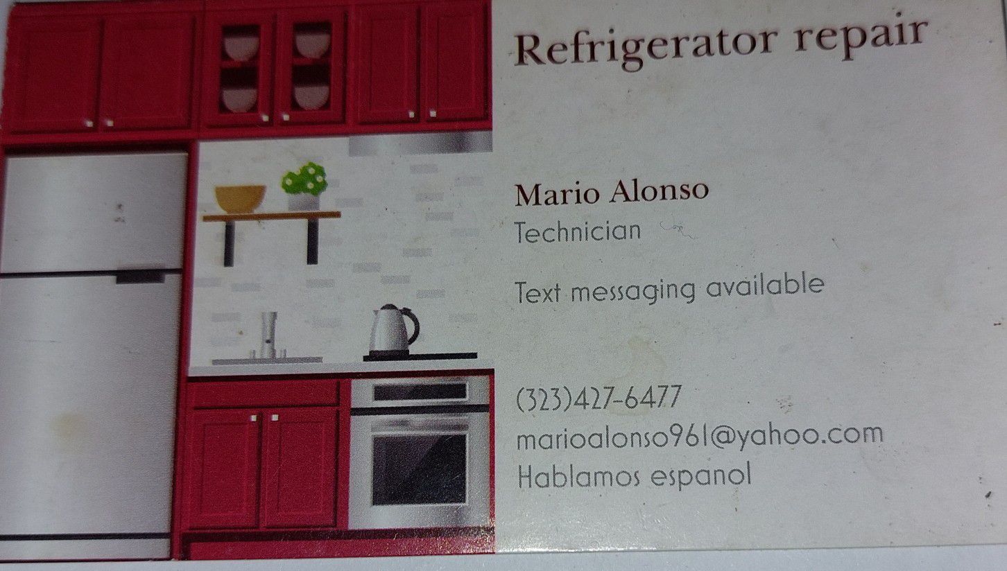 Refrigerator  Repair  ,  Hablamos Español ,Kenmore,LG,Samsung,GE,frigidaire Etc.etc