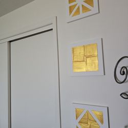 3 accent wall pieces. hand made