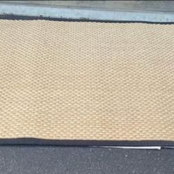 Seagrass Indoor Area Carpet Rug Spa Border 93" X 60"