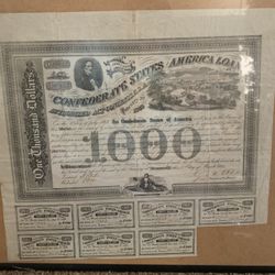 Antique 19th century, Civil War Paper