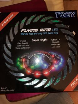 Tosy flying disc's lighted
