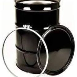 BARRELS DRUMS 55 Gallon steel FOOD GRADE Removable Top