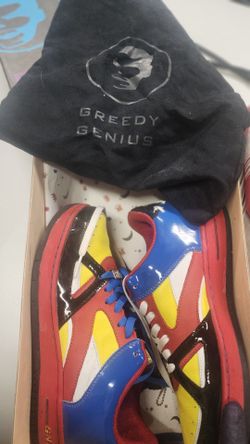 Greedy Genius Heli Blue Phantom Sneaker Mens Size 11