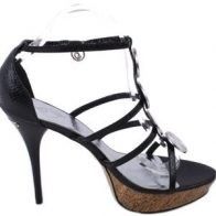 Baby Phat Faran Womens Black Plateform High Heel Pumps