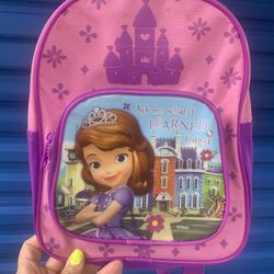 Sofia The First & Disney Princess Small Backpacks
