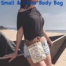 NWT Myra Bag Sailing Anchor Canvas Shoulder Bag S-1040 
