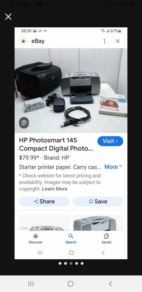 Hp Photo Smart 145 New Condition 30 FIRM See Pictures For Specs Details