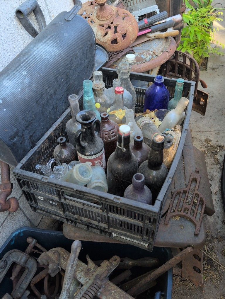 Antique Glass Bottles