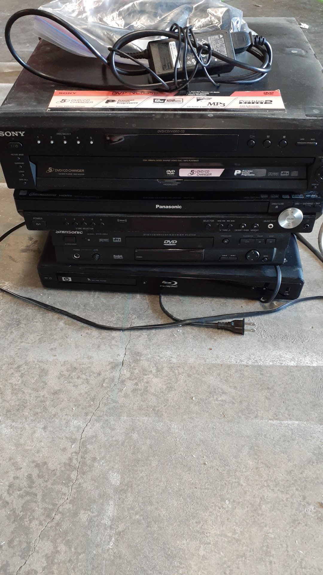 Blue ray DVD players